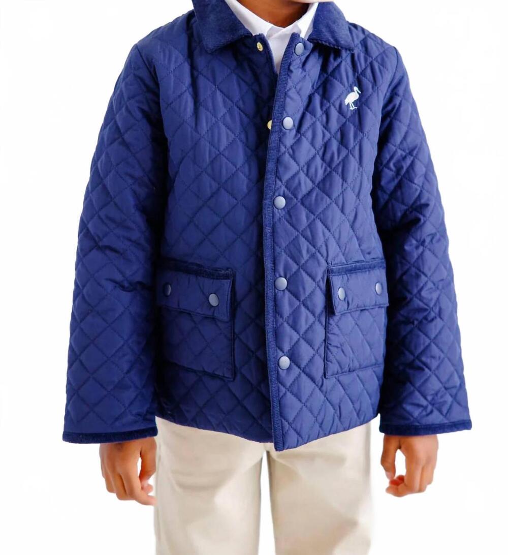 NEW BEAUFORT BONNET caldwell quilted coat in nantucket navy